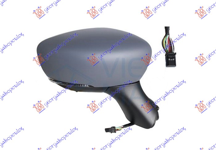 ΚΑΘΡΕΦΤΗΣ ΗΛΕΚΤΡΙΚΟΣ ΘΕΡΜΑΙΝΟΜΕΝΟΣ ΒΑΦΟΜΕΝΟΣ (ΜΕ ΦΛΑΣ & ΑΙΣΘΗΤΗΡΑ) 9 PIN (Α ΠΟΙΟΤΗΤΑ) (CONVEX GLASS) ΔΕΞ