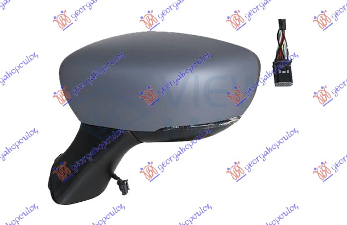 ΚΑΘΡΕΦΤΗΣ ΗΛΕΚΤΡΙΚΟΣ ΘΕΡΜΑΙΝΟΜΕΝΟΣ ΒΑΦΟΜΕΝΟΣ (ΜΕ ΦΛΑΣ) 7 PIN (Α ΠΟΙΟΤΗΤΑ) (ASPHERICAL GLASS) ΑΡ