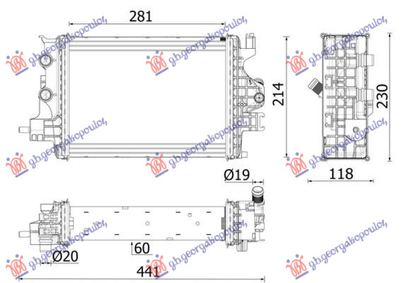 ΨΥΓΕΙΟ ΒΟΗΘΗΤΙΚΟ 1.5 dCi ΠΕΤΡΕΛΑΙΟ (281x214) (ΔΕΞΙΑ)