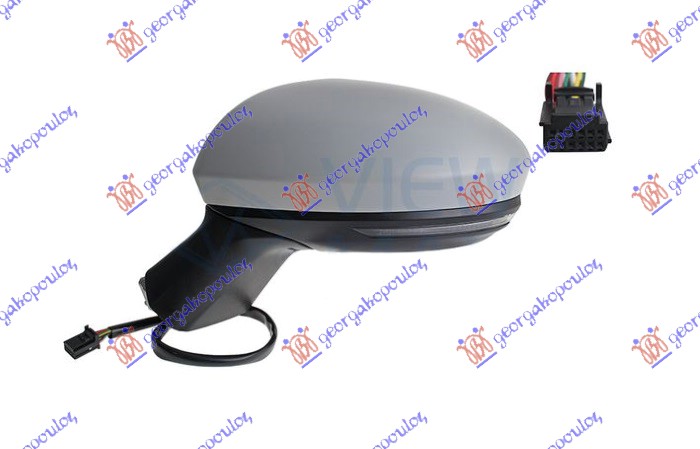 ΚΑΘΡΕΦΤΗΣ ΗΛΕΚΤΡΙΚΟΣ ΘΕΡΜΑΙΝΟΜΕΝΟΣ ΒΑΦΟΜΕΝΟΣ (ΜΕ ΦΛΑΣ) (Α ΠΟΙΟΤΗΤΑ) (7 PIN) (ASHPERICAL GLASS) ΑΡ