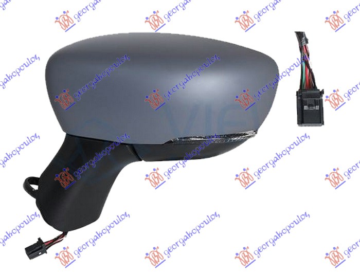 ΚΑΘΡΕΦΤΗΣ ΗΛΕΚΤΡΙΚΟΣ ΘΕΡΜΑΙΝΟΜΕΝΟΣ ΒΑΦΟΜΕΝΟΣ (ΜΕ ΦΛΑΣ) 7 PIN (ASPHERICAL GLASS) ΑΡ