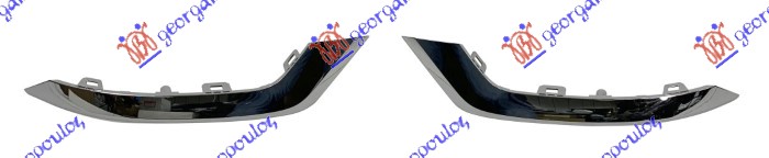 ΔΙΑΚΟΣΜΗΤΙΚΑ ΠΡΟΦΥΛΑΚΤΗΡΑ ΠΙΣΩ (ΧΡΩΜΙΟ) (ΣΕΤ 2 ΤΕΜΑΧΙΑ)