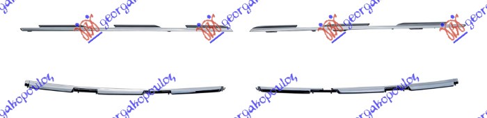 ΔΙΑΚΟΣΜΗΤΙΚΑ ΜΑΣΚΑΣ ΑΝΩ (ΧΡΩΜΙΟ) (ΣΕΤ 4 ΤΕΜΑΧΙΑ)