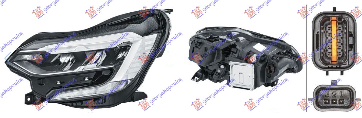 ΦΑΝΟΣ ΕΜΠΡΟΣ FULL LED PURE VISION (HELLA) ΑΡ