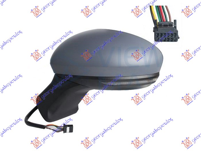 ΚΑΘΡΕΦΤΗΣ ΗΛΕΚΤΡΙΚΟΣ ΘΕΡΜΑΙΝΟΜΕΝΟΣ ΒΑΦΟΜΕΝΟΣ (ΜΕ ΦΛΑΣ) (Α ΠΟΙΟΤΗΤΑ) (7 PIN) (ASHPERICAL GLASS) ΑΡ