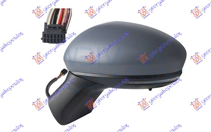 ΚΑΘΡΕΦΤΗΣ ΗΛΕΚΤΡΙΚΟΣ ΘΕΡΜΑΙΝΟΜΕΝΟΣ ΗΛΕΚΤΡΙΚΑ ΑΝΑΚΛΙΝΟΜΕΝΟΣ ΒΑΦΟΜΕΝΟΣ (ΜΕ ΦΛΑΣ & BLIS) (Α ΠΟΙΟΤΗΤΑ) (10 PIN) (ASHPERICAL GLASS) ΑΡ