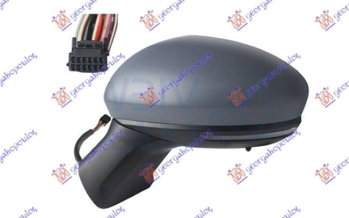 ΚΑΘΡΕΦΤΗΣ ΗΛΕΚΤΡΙΚΟΣ ΘΕΡΜΑΙΝΟΜΕΝΟΣ ΗΛΕΚΤΡΙΚΑ ΑΝΑΚΛΙΝΟΜΕΝΟΣ ΒΑΦΟΜΕΝΟΣ (ΜΕ ΦΛΑΣ & BLIS) (10 PIN) (ASHPERICAL GLASS) ΑΡ