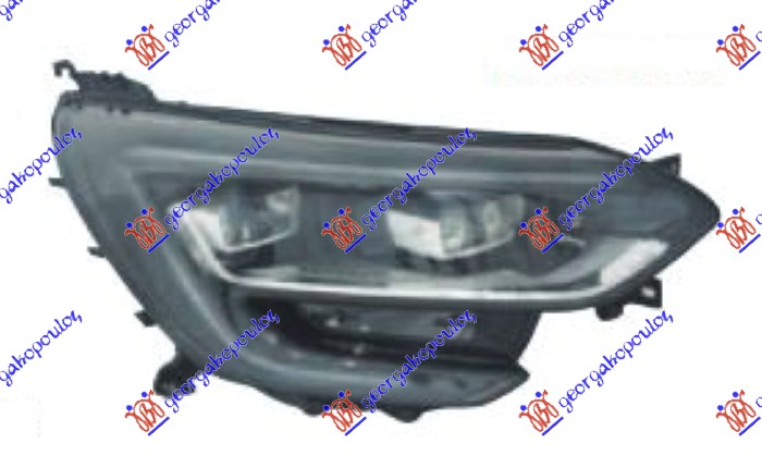 ΦΑΝΟΣ ΕΜΠΡΟΣ FULL LED ΜΑΥΡΟ (E) (TYC) ΔΕΞ