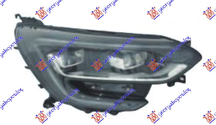 ΦΑΝΟΣ ΕΜΠΡΟΣ FULL LED ΜΑΥΡΟ (VALEO) ΔΕΞ