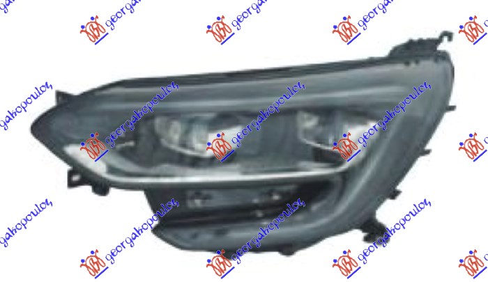 ΦΑΝΟΣ ΕΜΠΡΟΣ FULL LED ΜΑΥΡΟ (VALEO) ΑΡ
