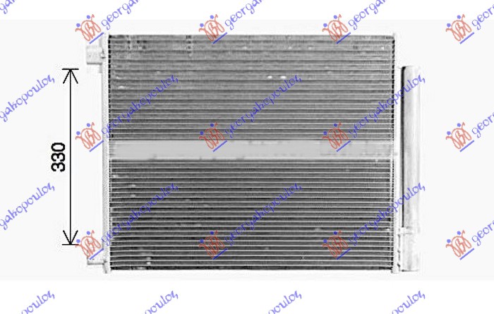 ΨΥΓΕΙΟ A/C ΓΙΑ ΌΛΑ ΒΕΝΖΙΝΗ/ΠΕΤΡΕΛΑΙΟ (564x438x12) (KOYO)