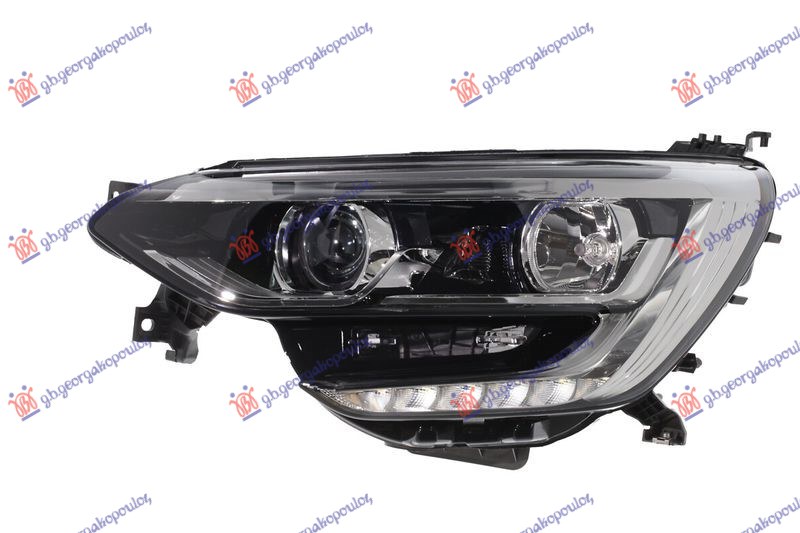 ΦΑΝΟΣ ΕΜΠΡΟΣ ΗΛΕΚΤΡΙΚΟΣ (Η7/Η7) ΧΡΩΜΙΟ ΜΕ ΦΩΣ ΗΜΕΡΑΣ LED 2021- (VALEO) ΑΡ