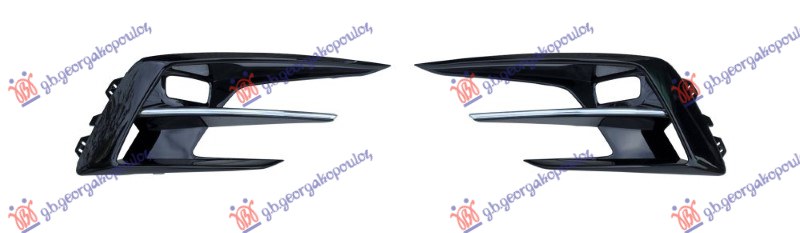 ΔΙΧΤΥ ΠΡΟΦΥΛΑΚΤΗΡΑ ΕΜΠΡΟΣ ΜΑΥΡΟ ΓΥΑΛΙΣΤΕΡΟ/ΧΡΩΜΙΟ (ΜΕ ΤΡΥΠΑ ΓΙΑ ΠΡΟΒΟΛΕΑ) (ΣΕΤ)