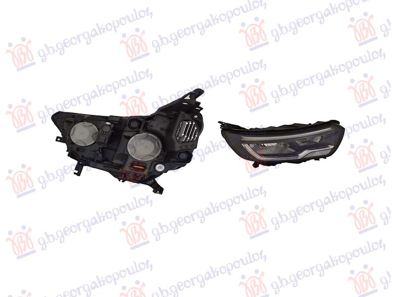 ΦΑΝΟΣ ΕΜΠΡΟΣ ΜΕ ΦΩΣ ΗΜΕΡΑΣ LED (H7/LED) (Ε) (DEPO) ΔΕΞ