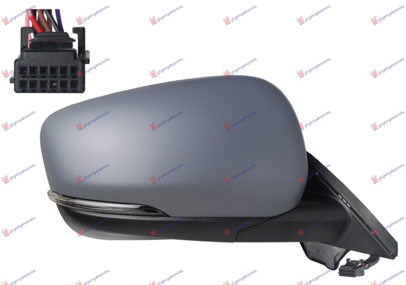 ΚΑΘΡΕΦΤΗΣ ΗΛΕΚΤΡΙΚΟΣ ΘΕΡΜΑΙΝΟΜΕΝΟΣ ΒΑΦΟΜΕΝΟΣ (ΜΕ ΦΛΑΣ LED & BLIS & ΑΙΣΘΗΤΗΡΑ) (10 PIN) (Α ΠΟΙΟΤΗΤΑ) (ASPHERICAL GLASS) ΔΕΞ