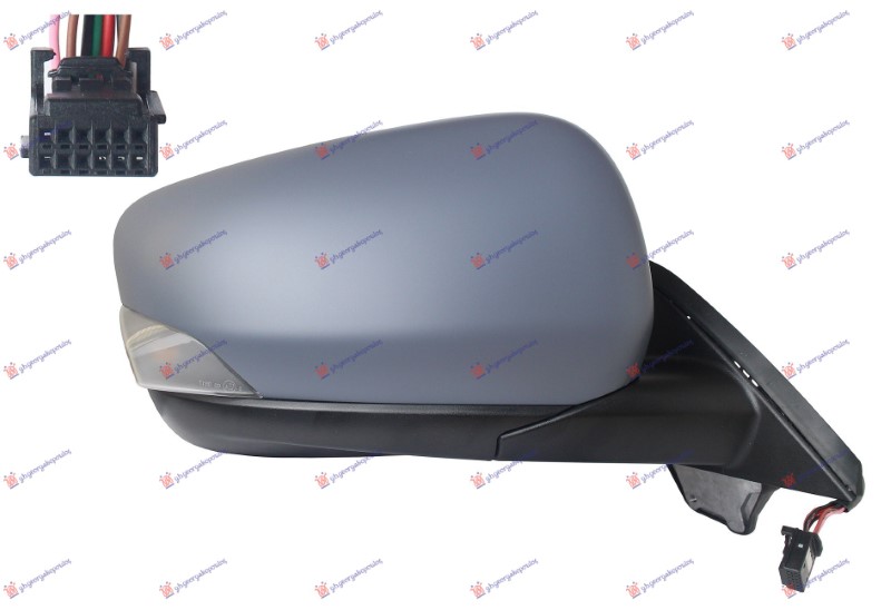 ΚΑΘΡΕΦΤΗΣ ΗΛΕΚΤ. ΘΕΡΜΑΙΝ. ΗΛ.ΑΝΑΚΛ. ΒΑΦΟΜ. ΜΕ ΦΛΑΣ 5W & BLIS & ΑΙΣΘ. (12PIN) (Α ΠΟΙΟΤΗΤΑ) (ASPHERICAL GLASS) ΔΕΞ