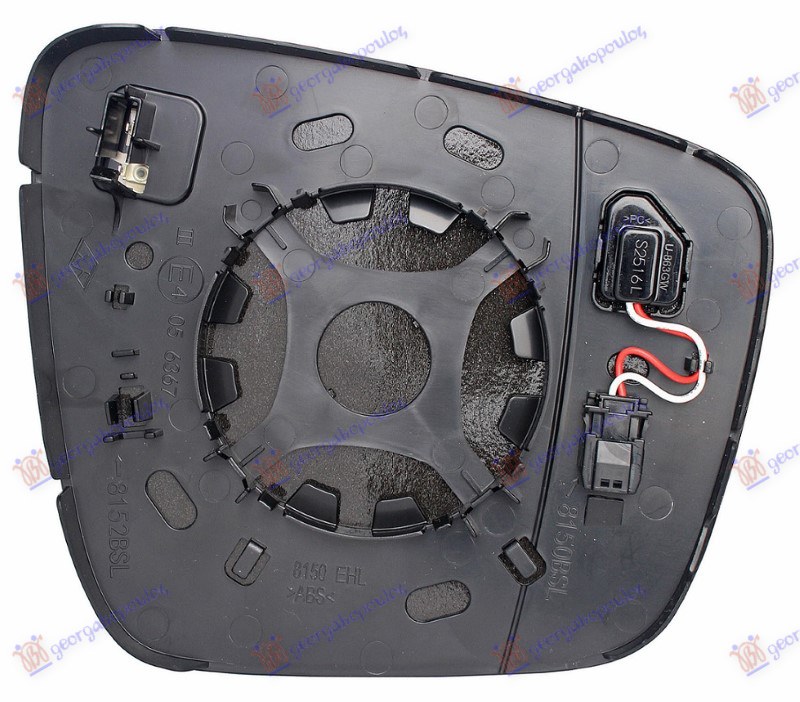 ΚΡΥΣΤΑΛΛΟ ΚΑΘΡΕΦΤΗ ΘΕΡΜΑΙΝΟΜΕΝΟ (ΜΕ BLIS) (2 PIN) (ASPHERICAL GLASS) ΑΡ