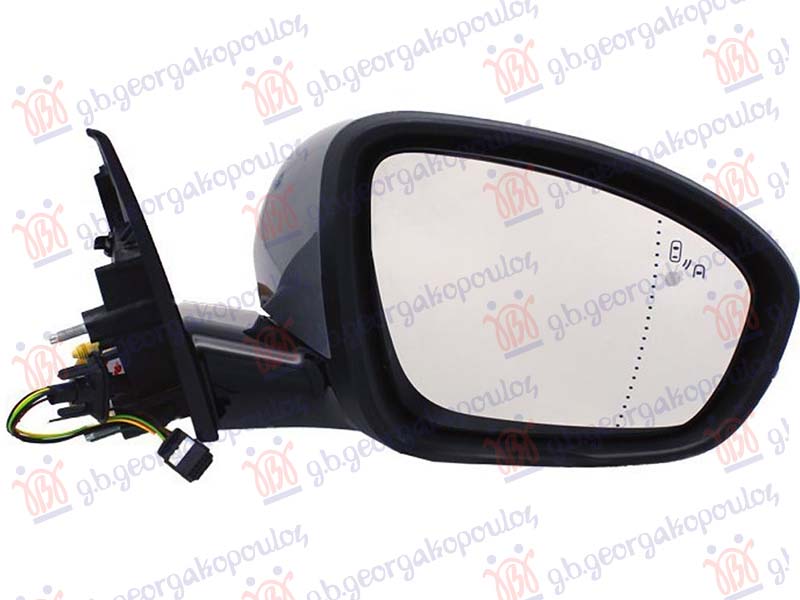 ΚΑΘΡΕΦΤΗΣ ΗΛΕΚΤ. ΘΕΡΜΑΙΝ. ΗΛ. ΑΝΑΚΛ. ΒΑΦΟΜ. (ΜΕ ΦΛΑΣ & ΦΩΣ ΑΣΦΑΛΕΙΑΣ & ΜΝΗΜΗ & ΑΙΣΘΗΤΗΡΑ & BLISS) (19pin) (CONVEX GLASS) ΔΕΞ