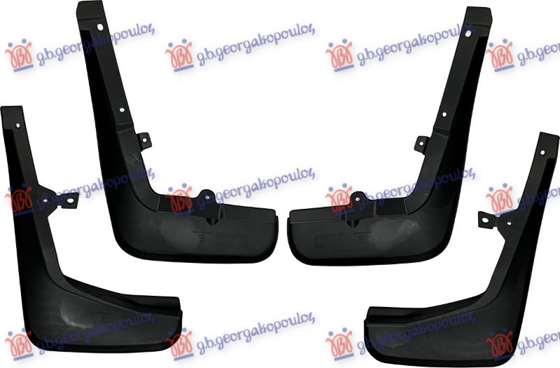 ΛΑΣΠΩΤΗΡEΣ ΕΜΠΡΟΣ-ΠΙΣΩ ΣΕΤ (4ΤΕΜ)