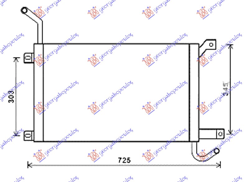 ΨΥΓΕΙΟ ΒΟΗΘΗΤΙΚΟ 4.2 SUPERCHARGED ΒΕΝΖΙΝΗ (550x365x32)