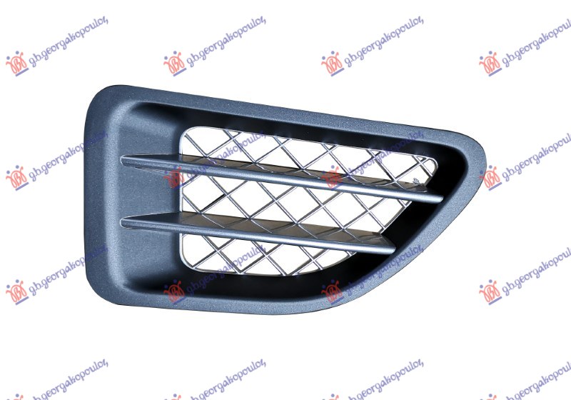 ΔΙΑΚΟΣΜΗΤΙΚΟ ΦΤΕΡΟΥ ΕΜΠΡΟΣ ΒΑΦΟΜΕΝΟ (ΜΕ ΑΣΗΜΙ ΔΙΑΚΟΣΜΗΤΙΚΟ) (ΑΝΟΙΧΤΟ) -10 ΔΕΞ