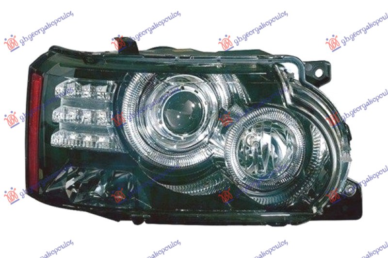 ΦΑΝΟΣ ΕΜΠΡΟΣ Bi-XENON ΜΑΥΡΟ 2009- (MARELLI) ΔΕΞ