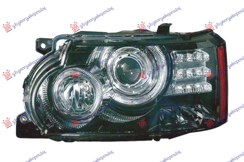 ΦΑΝΟΣ ΕΜΠΡΟΣ Bi-XENON ΜΑΥΡΟ 2009- (MARELLI) ΑΡ