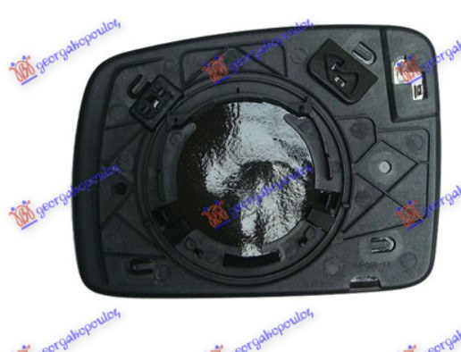 ΚΡΥΣΤΑΛΛΟ ΚΑΘΡΕΦΤΗ ΘΕΡΜΑΙΝΟΜΕΝΟ ΜΠΛΕ -2009 (CONVEX GLASS) ΔΕΞ