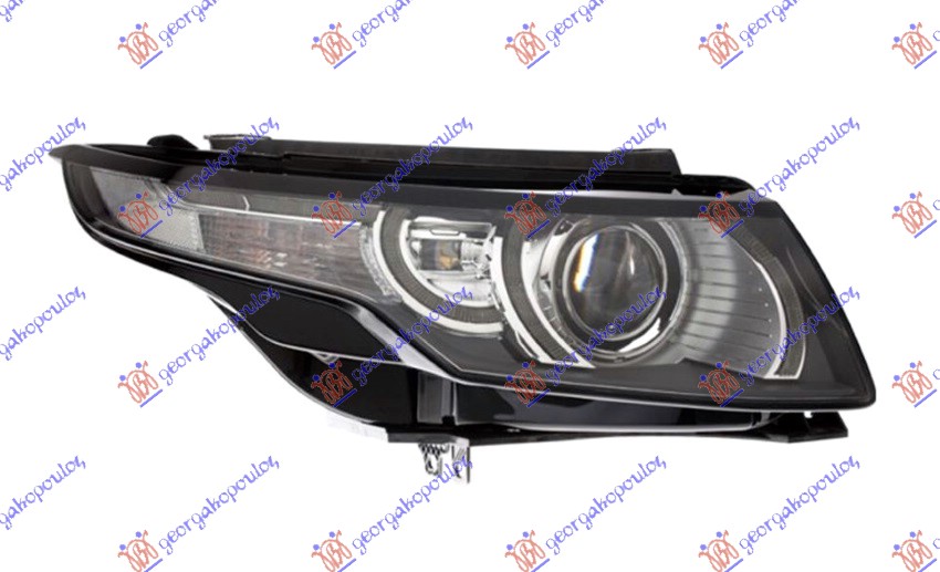 ΦΑΝΟΣ ΕΜΠΡΟΣ Bi XENON ΜΕ ΦΩΣ ΗΜΕΡΑΣ LED (HELLA)) ΔΕΞ