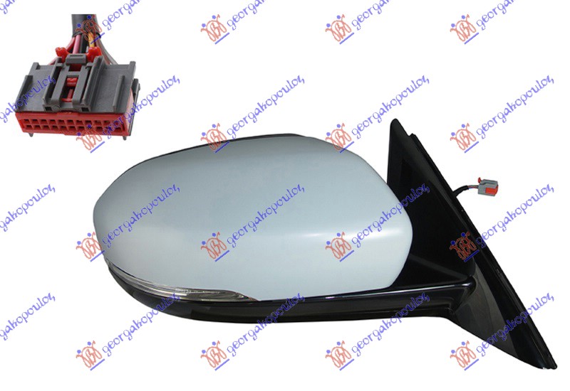 ΚΑΘΡΕΦΤΗΣ ΗΛΕΚΤΡΙΚΟΣ ΘΕΡΜΑΙΝΟΜΕΝΟΣ ΒΑΦΟΜΕΝΟΣ (ΜΕ ΦΛΑΣ) (Α ΠΟΙΟΤΗΤΑ) (CONVEX GLASS) ΔΕΞ