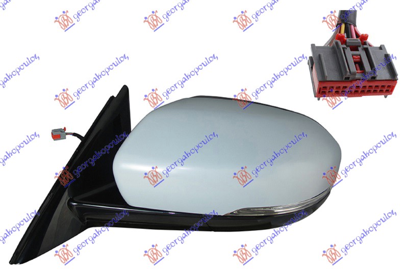 ΚΑΘΡΕΦΤΗΣ ΗΛΕΚΤΡΙΚΟΣ ΘΕΡΜΑΙΝΟΜΕΝΟΣ ΒΑΦΟΜΕΝΟΣ (ΜΕ ΦΛΑΣ & ΑΙΣΘΗΤΗΡΑ) (Α ΠΟΙΟΤΗΤΑ) (CONVEX GLASS) ΑΡ