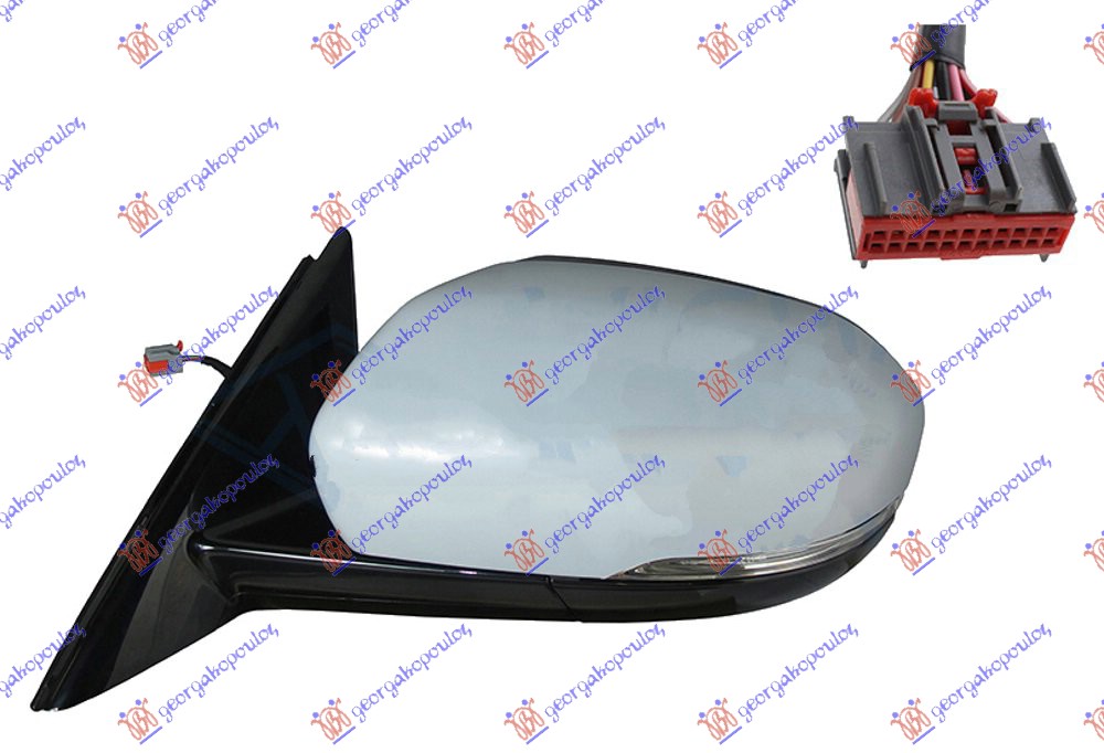 ΚΑΘΡΕΦΤΗΣ ΗΛΕΚΤ. ΘΕΡΜ. ΗΛ. ΑΝΑΚΛ. ΒΑΦΟΜ. (ΜΕ ΦΛΑΣ & ΦΩΣ ΑΣΦ. & ΑΙΣΘΗΤΗΡΑ) (Α ΠΟΙΟΤΗΤΑ) 10 PIN (CONVEX GLASS) ΑΡ