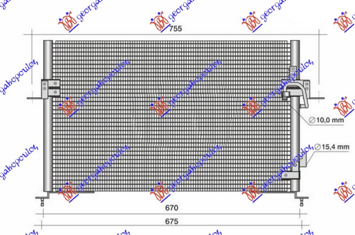 ΨΥΓΕΙΟ A/C 4.0 ΒΕΝΖΙΝΗ - 2.5 ΠΕΤΡΕΛΑΙΟ (670x411x16)