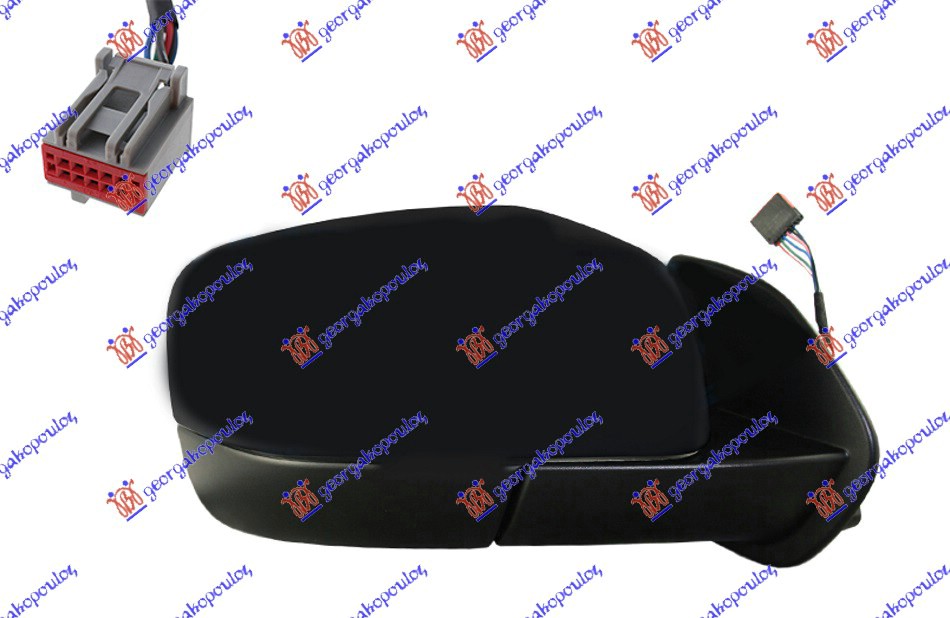 ΚΑΘΡΕΦΤΗΣ ΗΛΕΚΤΡΙΚΟΣ ΘΕΡΜΑΙΝΟΜΕΝΟΣ ΗΛΕΚΤΡΙΚΑ ΑΝΑΚΛΙΝΟΜΕΝΟΣ ΒΑΦΟΜΕΝΟΣ (Α ΠΟΙΟΤΗΤΑ) -2009 (CONVEX GLASS) ΔΕΞ