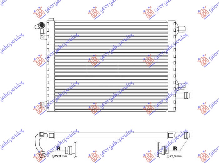 ΨΥΓΕΙΟ ΒΟΗΘΗΤΙΚΟ 2.0 TURBO ΒΕΝΖΙΝΗ (590x465x26)