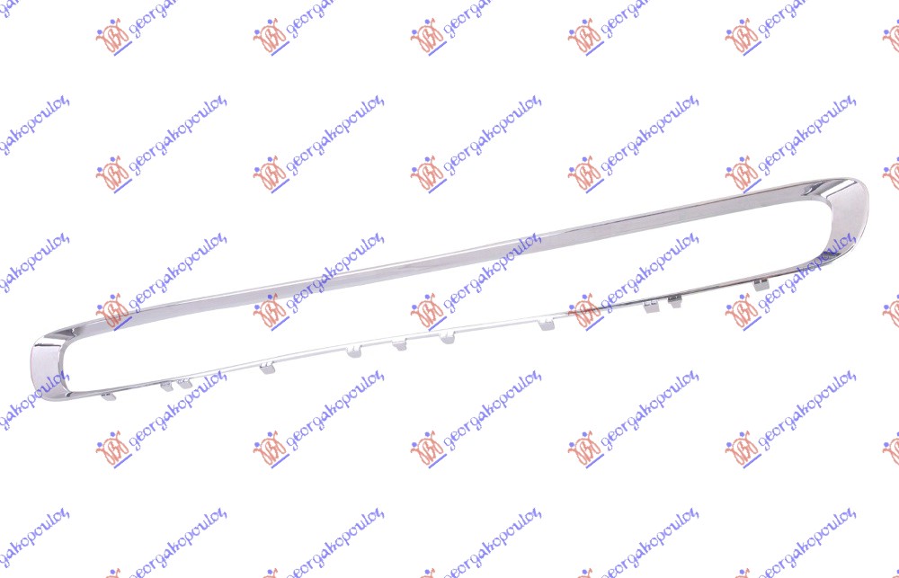 ΠΛΑΙΣΙΟ ΔΙΧΤΥΟΥ ΠΡΟΦΥΛΑΚΤΗΡΑ ΕΜΠΡΟΣ ΚΑΤΩ (CHROME LINE)(ΧΡΩΜΙΟ)