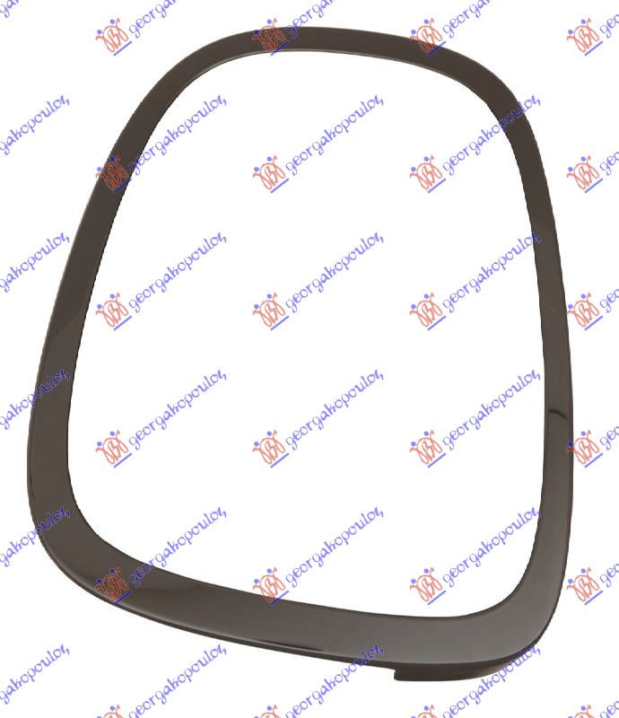 ΠΛΑΙΣΙΟ ΠΙΣΩ ΦΑΝΟΥ ΜΑΥΡΟ (JOHN COOPER WORKS) ΔΕΞ