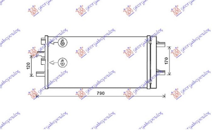 ΨΥΓΕΙΟ A/C ΒΕΝΖΙΝΗ/ΠΕΤΡΕΛΑΙΟ (610x290x12) (KOYO)