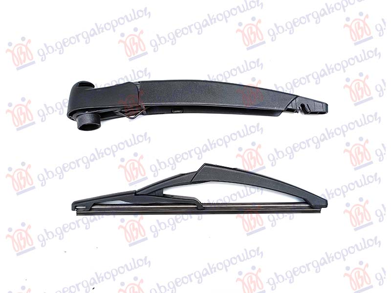 ΥΑΛΟΚΑΘΑΡΙΣΤΗΡΑΣ ΠΙΣΩ ΜΕ ΜΠΡΑΤΣΟ 250mm