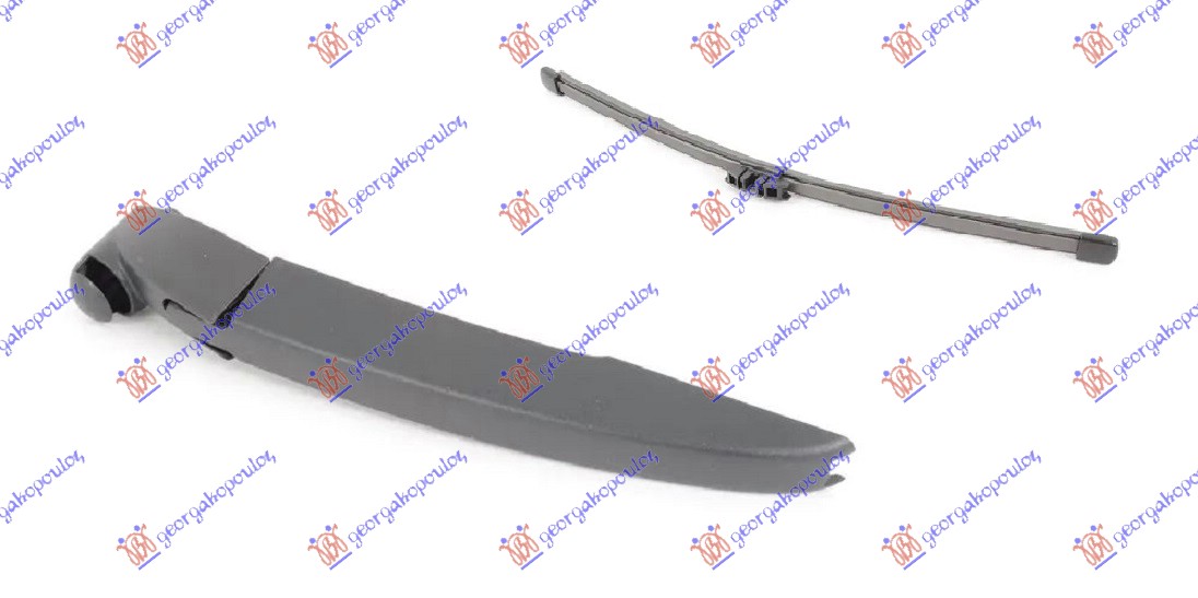 ΥΑΛΟΚΑΘΑΡΙΣΤΗΡΑΣ ΠΙΣΩ ΜΕ ΜΠΡΑΤΣΟ  290mm