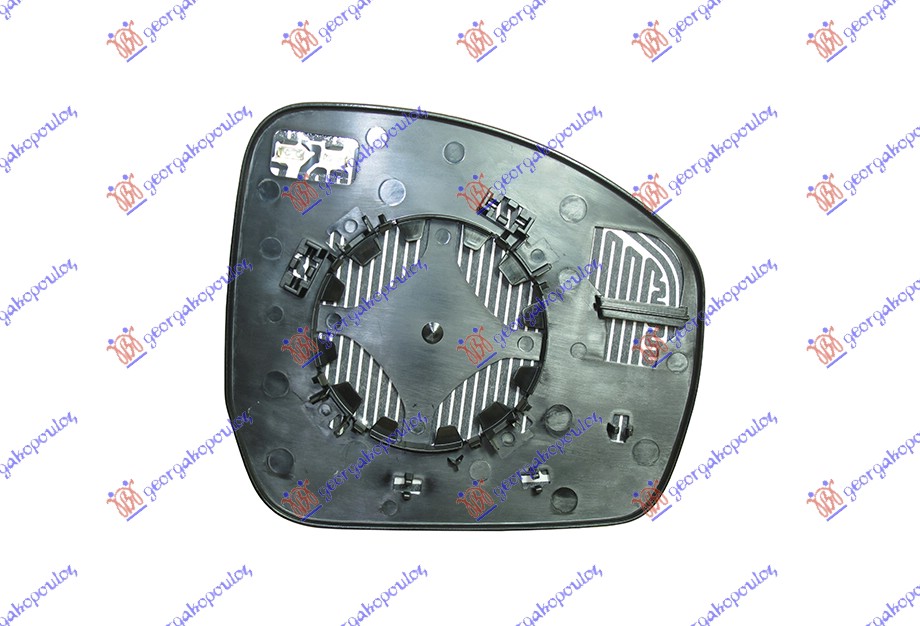 ΚΡΥΣΤΑΛΛΟ ΚΑΘΡΕΦΤΗ ΘΕΡΜΑΙΝΟΜΕΝΟ ΜΠΛΕ (CONVEX GLASS) ΑΡ