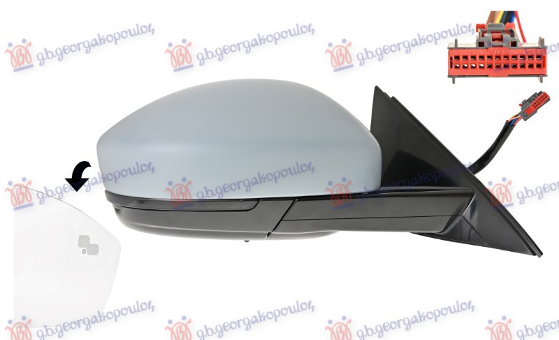 ΚΑΘΡ. ΗΛ. ΘΕΡΜ. ΗΛ.ΑΝ. ΒΑΦΟΜ. ΜΕ ΜΝ. (ΜΕ ΚΑΛ. ΑΥΤ.ΣΚ.) (ΜΕ ΦΛ. & Φ. ΑΣΦ. & BLISS) (16 PIN) (Α ΠΟΙΟΤΗΤΑ) (CONVEX GLASS) ΔΕΞ