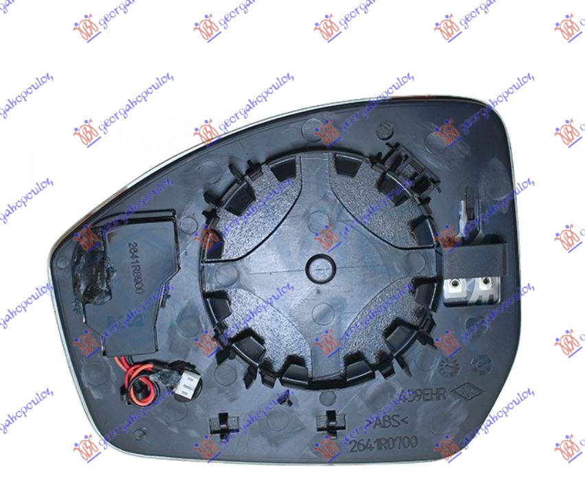 ΚΡΥΣΤΑΛΛΟ ΚΑΘΡΕΦΤΗ ΘΕΡΜΑΙΝΟΜΕΝΟ ΜΕ BLIS (CONVEX GLASS) ΔΕΞ