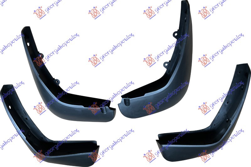 ΛΑΣΠΩΤΗΡEΣ ΕΜΠΡΟΣ-ΠΙΣΩ ΣΕΤ (4ΤΕΜ) (AUTOBIOGRAPHY)