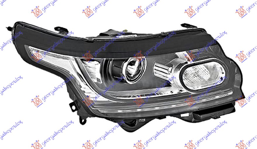 ΦΑΝΟΣ ΕΜΠΡΟΣ Bi-XENON 2016- (VALEO) ΔΕΞ