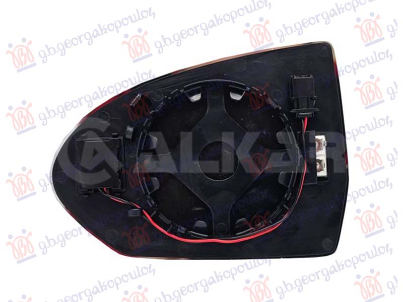 ΚΡΥΣΤΑΛΛΟ ΚΑΘΡΕΦΤΗ ΘΕΡΜΑΙΝΟΜΕΝΟ (ΜΕ BLIS) (2+2pin) (CONVEX GLASS) ΔΕΞ