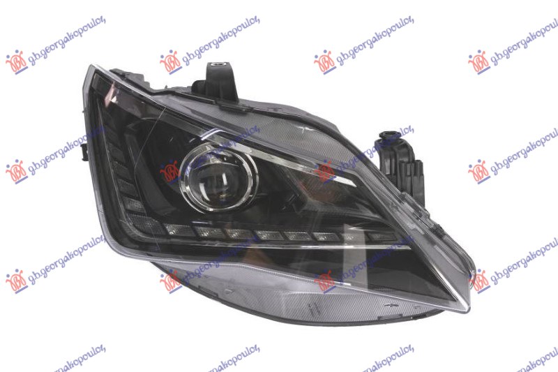 ΦΑΝΟΣ ΕΜΠΡΟΣ Bi-XENON ΕΞΥΠΝΟ ΜΕ ΦΩΣ ΗΜΕΡΑΣ LED (D1S/W5W) (VALEO) ΔΕΞ