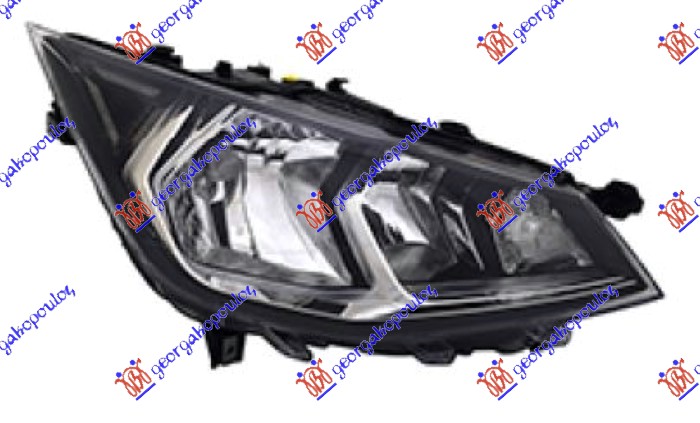 ΦΑΝΟΣ ΕΜΠΡΟΣ ΗΛΕΚΤΡΙΚΟΣ (Η7/Η7) ΜΕ ΦΩΣ ΗΜΕΡΑΣ LED (E) (TYC) ΔΕΞ