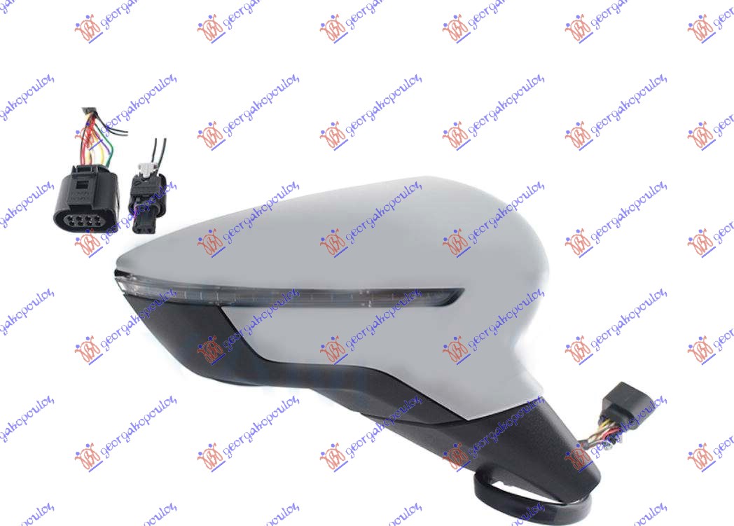 ΚΑΘΡΕΦΤΗΣ ΗΛΕΚΤΡΙΚΟΣ ΘΕΡΜΑΙΝΟΜΕΝΟΣ ΒΑΦΟΜΕΝΟΣ (ΜΕ ΦΛΑΣ & BLIS) (Α ΠΟΙΟΤΗΤΑ) (CONVEX GLASS) ΔΕΞ