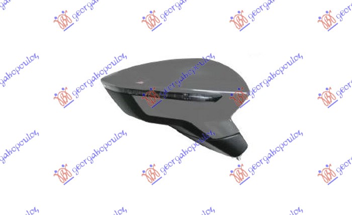 ΚΑΘΡΕΦΤΗΣ ΗΛΕΚΤΡΙΚΟΣ ΘΕΡΜΑΙΝΟΜΕΝΟΣ ΗΛΕΚΤΡΙΚΑ ΑΝΑΚΛΙΝΟΜΕΝΟΣ ΒΑΦΟΜΕΝΟΣ (ΜΕ ΦΛΑΣ) (8+2 PIN) (CONVEX GLASS) ΔΕΞ